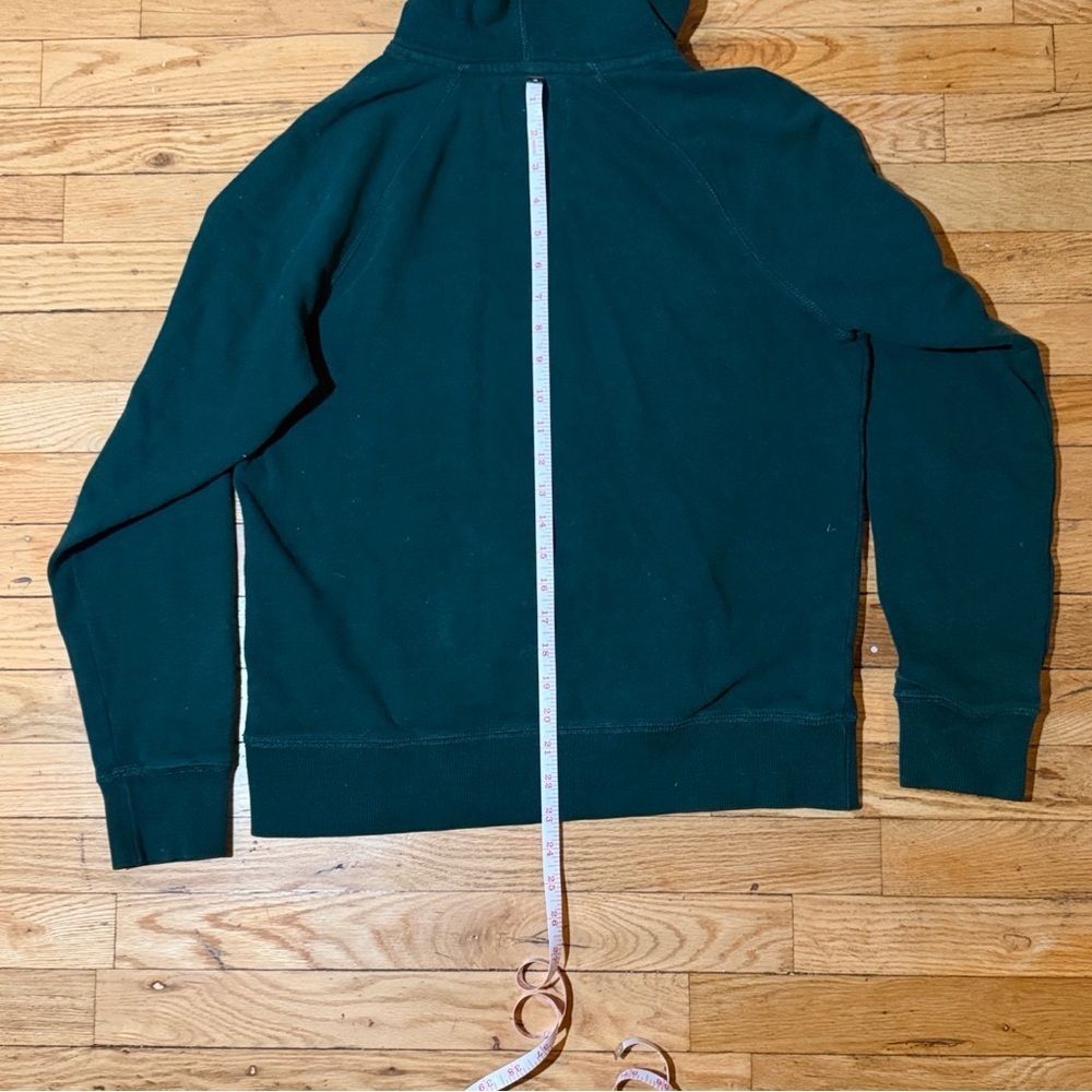 Roots Unisex Beaver Logo Hoodie Forest Green Size M (165/92A) - Picture 3 of 6